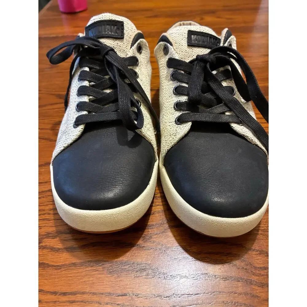 Kodiak Women's Indra Sneakers in Black Cream Size 8